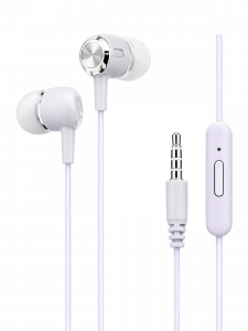 Орбита OT-ERG09 Белые наушники вакуум-гарнитура (3.5мм)